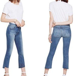 Mother Insider Crop Step Fray Jeans